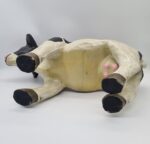 Duża figurka krowy z papier-mâché, lata 70