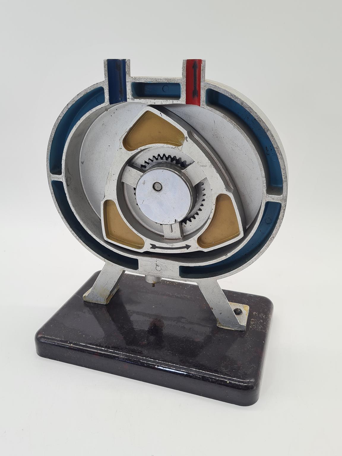Model edukacyjny silnika rotacyjnego Wankla, Europa, lata 60/70