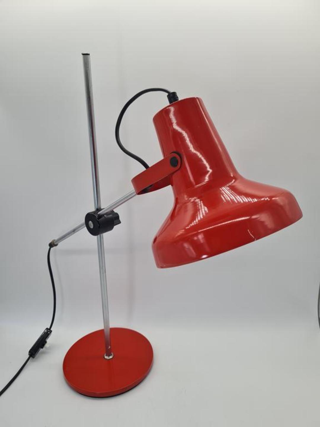 Regulowana lampa biurkowa vintage, model 661, Niemcy Wschodnie, lata 70