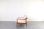 Sofa tekowa vintage, Knoll Antimott, Niemcy, lata 60