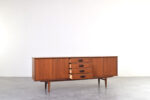 Scandinavian teak sideboard, Denmark, 1960s