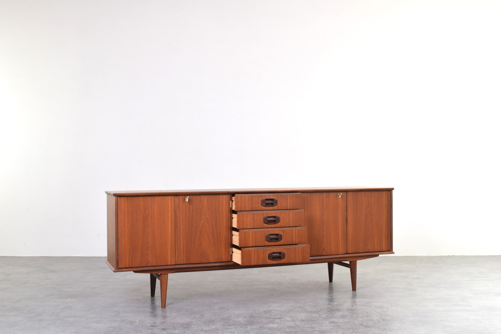 Scandinavian teak sideboard, Denmark, 1960s