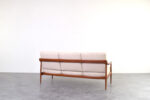 Sofa tekowa vintage, Knoll Antimott, Niemcy, lata 60