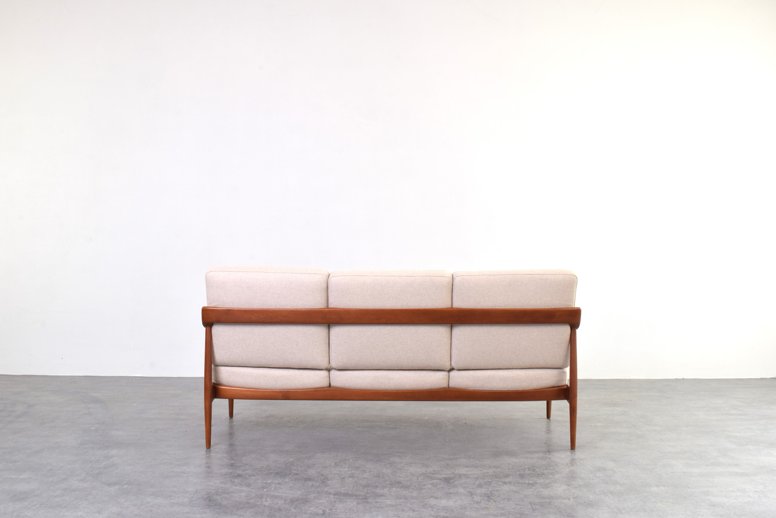 Sofa tekowa vintage, Knoll Antimott, Niemcy, lata 60