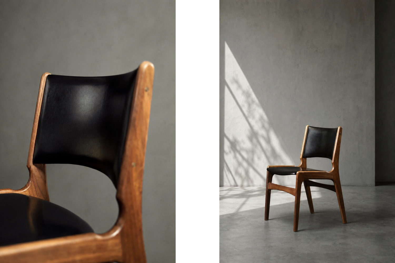Modernistyczne krzesło tekowe Model 89, proj. Erik Buch, Anderstrup Møbelfabrik, Dania, lata 50