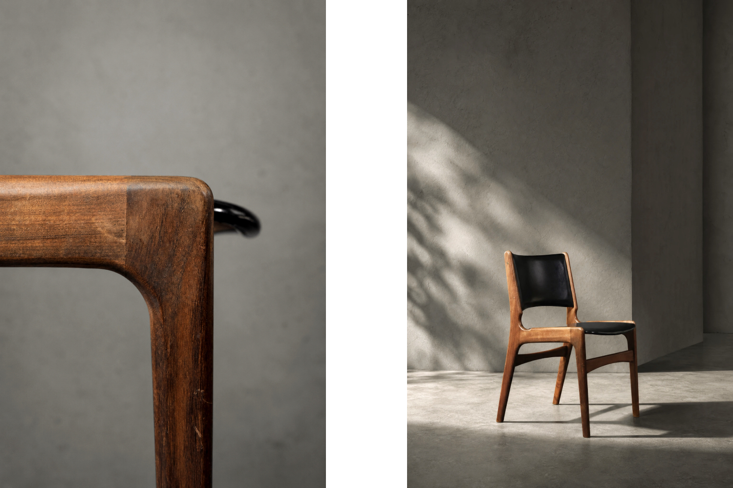 Modernistyczne krzesło tekowe Model 89, proj. Erik Buch, Anderstrup Møbelfabrik, Dania, lata 50