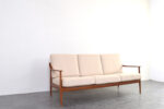 Sofa tekowa vintage, Knoll Antimott, Niemcy, lata 60