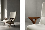 High-back vintage lounge chair, Norway, 1960s