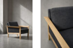 Pair of Oak Lounge Chairs, Denmark, 1960s