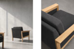 Pair of Oak Lounge Chairs, Denmark, 1960s