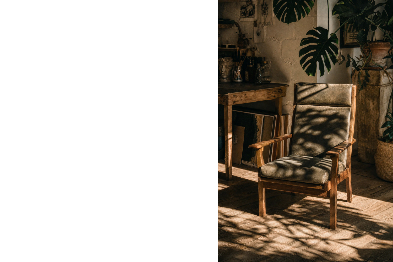 Dębowy fotel vintage GE 181 A, proj. Hans J. Wegner, Getama, Dania, lata 50