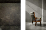 Dębowy fotel vintage GE 181 A, proj. Hans J. Wegner, Getama, Dania, lata 50
