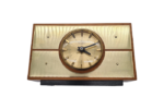 Modernistyczny zegar stołowy firmy Weimar Quartz, Niemcy, lata 70