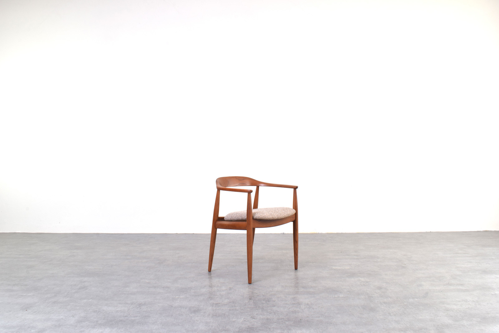 Fotel proj. Illum Wikkelsø prod. Niels Eilersen, Dania, lata 60