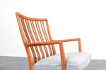 Fotel bujany vintage proj. Hans Wegner, prod. A/S Mikael Laursen, Dania, lata 50