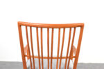 Fotel bujany vintage proj. Hans Wegner, prod. A/S Mikael Laursen, Dania, lata 50