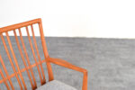 Fotel bujany vintage proj. Hans Wegner, prod. A/S Mikael Laursen, Dania, lata 50
