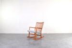 Fotel bujany vintage proj. Hans Wegner, prod. A/S Mikael Laursen, Dania, lata 50