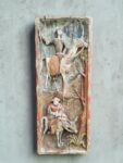 Large Polychrome Bas-Relief, Spain, 1960s