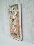 Large Polychrome Bas-Relief, Spain, 1960s
