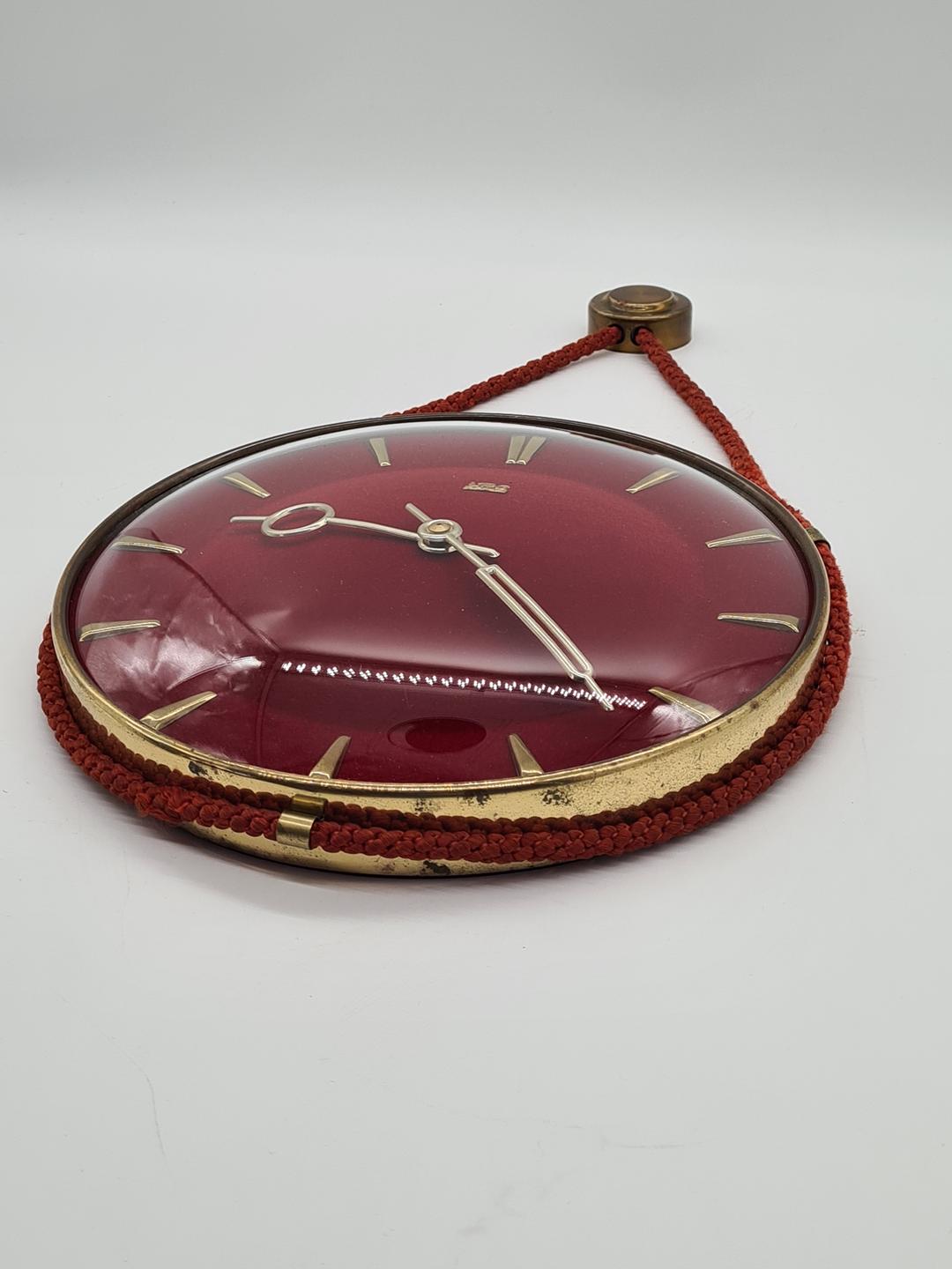 Vintage wall clock, UPG Halle, Germany, 1960s/70s