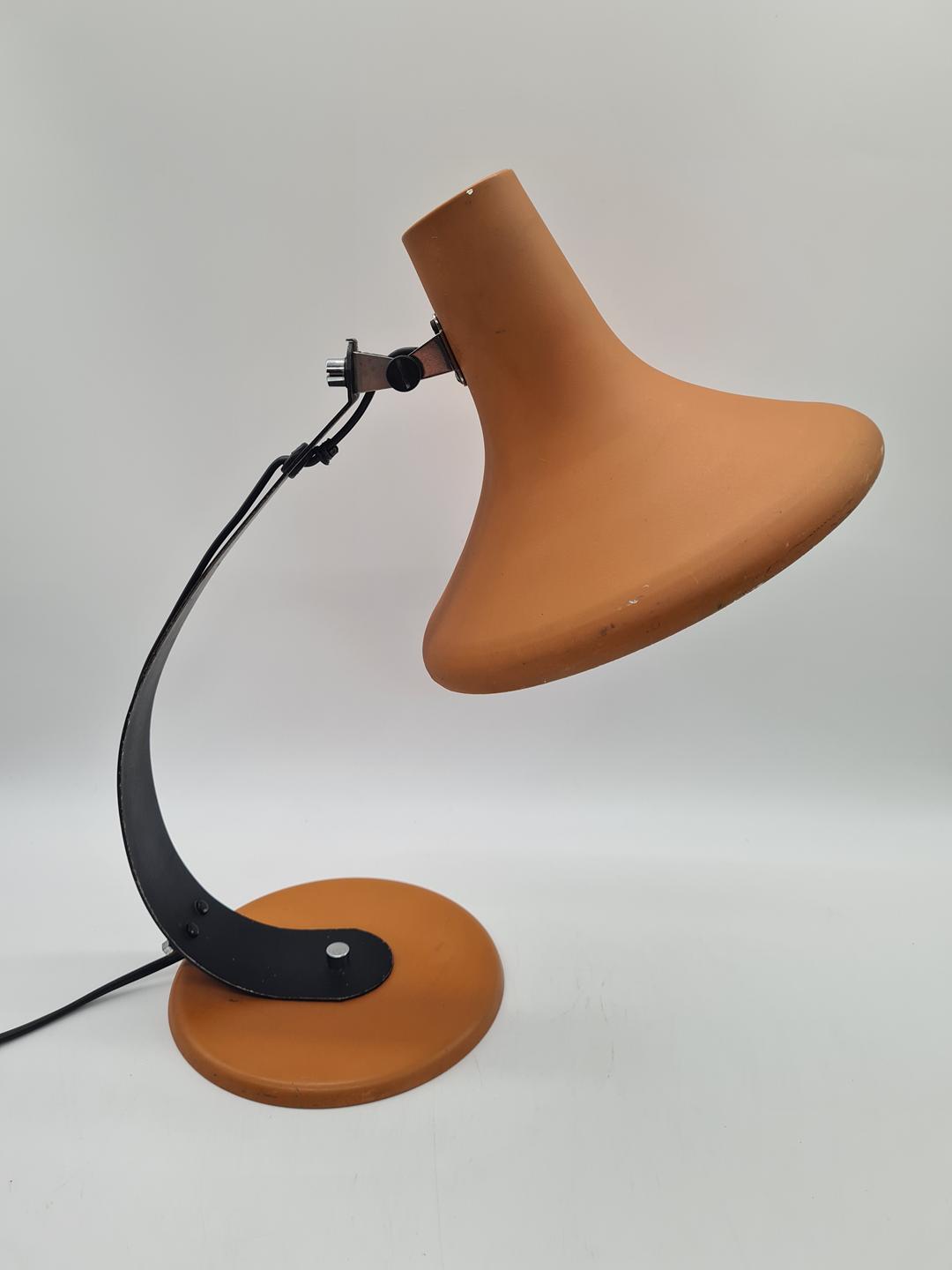 Lampa biurkowa vintage, lata 70