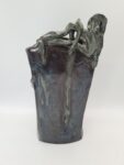 Rzeźbiarski wazon ceramiczny, lata 70