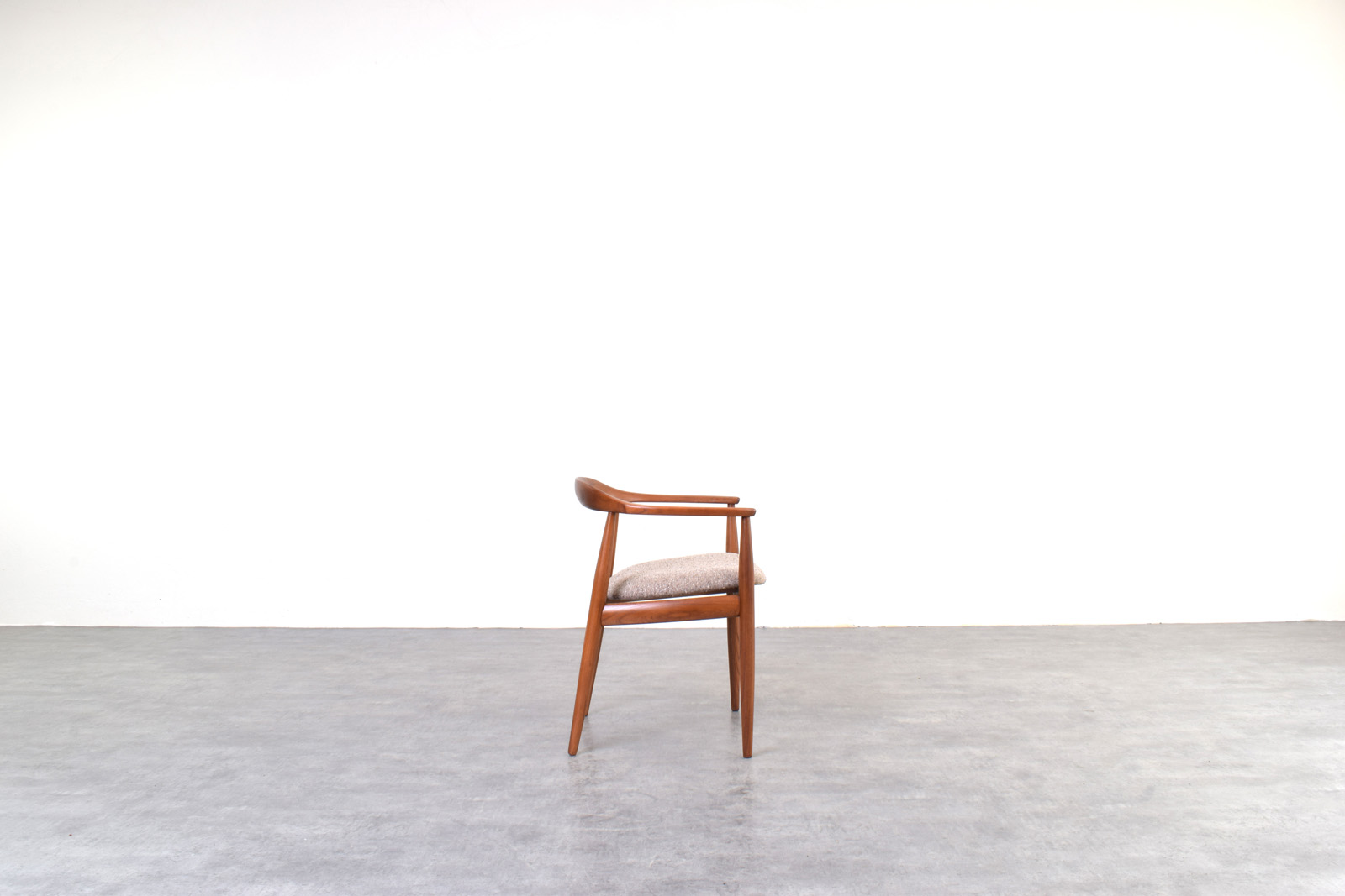 Fotel proj. Illum Wikkelsø prod. Niels Eilersen, Dania, lata 60