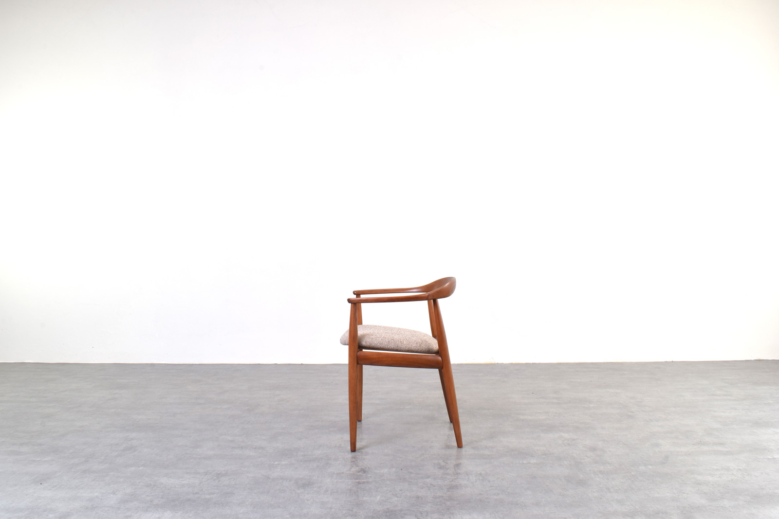 Fotel proj. Illum Wikkelsø prod. Niels Eilersen, Dania, lata 60