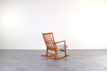 Fotel bujany vintage proj. Hans Wegner, prod. A/S Mikael Laursen, Dania, lata 50