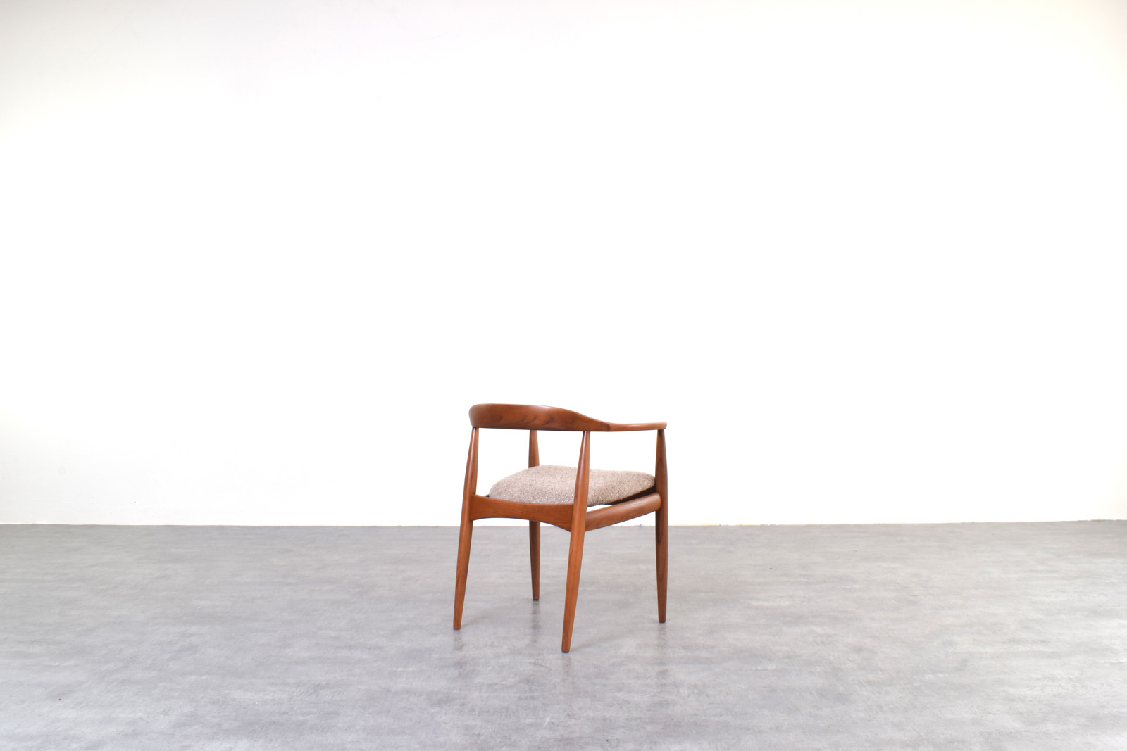 Fotel proj. Illum Wikkelsø prod. Niels Eilersen, Dania, lata 60