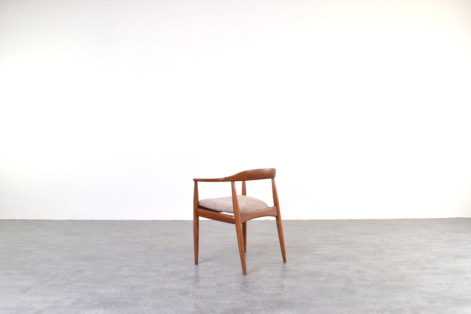 Fotel proj. Illum Wikkelsø prod. Niels Eilersen, Dania, lata 60