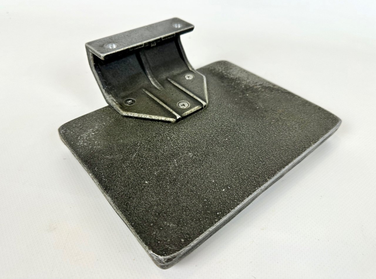 Brutalistyczny aluminiowy uchwyt do drzwi, Alpana, Niemcy, lata 70
