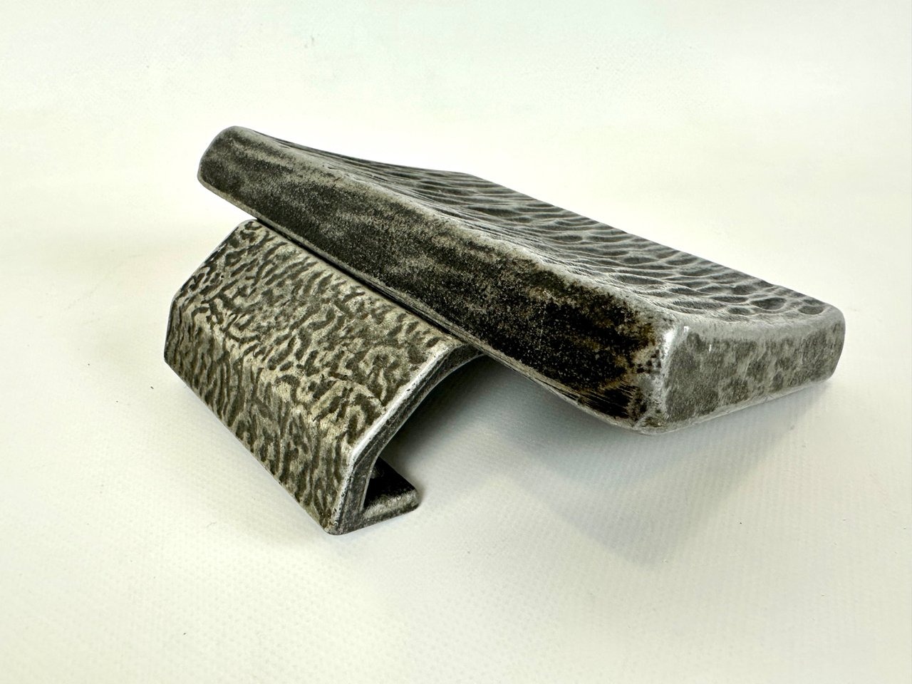 Brutalistyczny aluminiowy uchwyt do drzwi, Alpana, Niemcy, lata 70