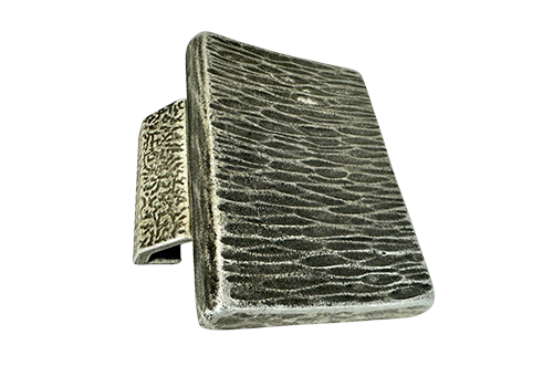 Brutalistyczny aluminiowy uchwyt do drzwi, Alpana, Niemcy, lata 70