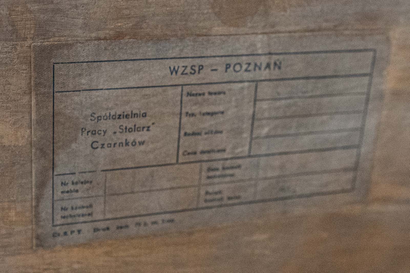 Komoda vintage, proj. M. Grabiński, Spółdzielnia Stolarzy Czarnków, PRL, lata 60