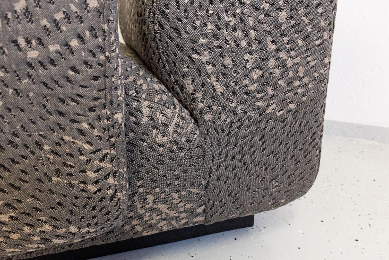 Sofa modułowa vintage, proj. Eberhard Geißler, Oelsa, Niemcy, lata 70