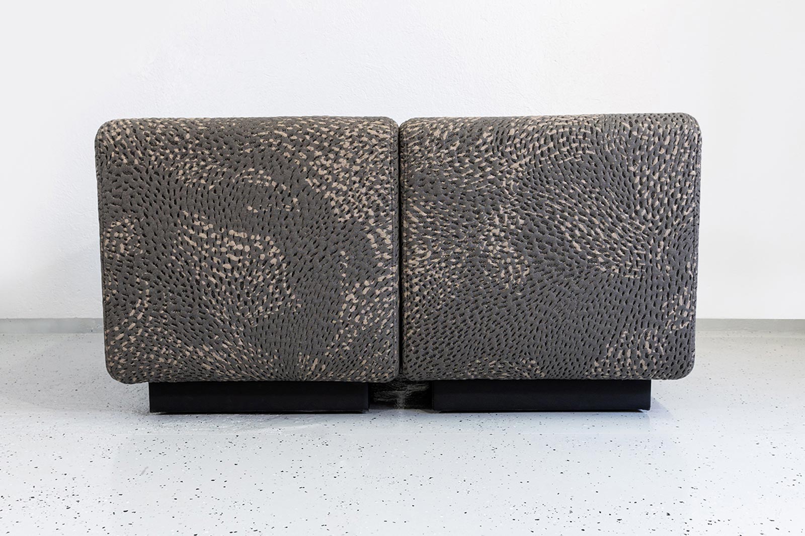 Sofa modułowa vintage, proj. Eberhard Geißler, Oelsa, Niemcy, lata 70