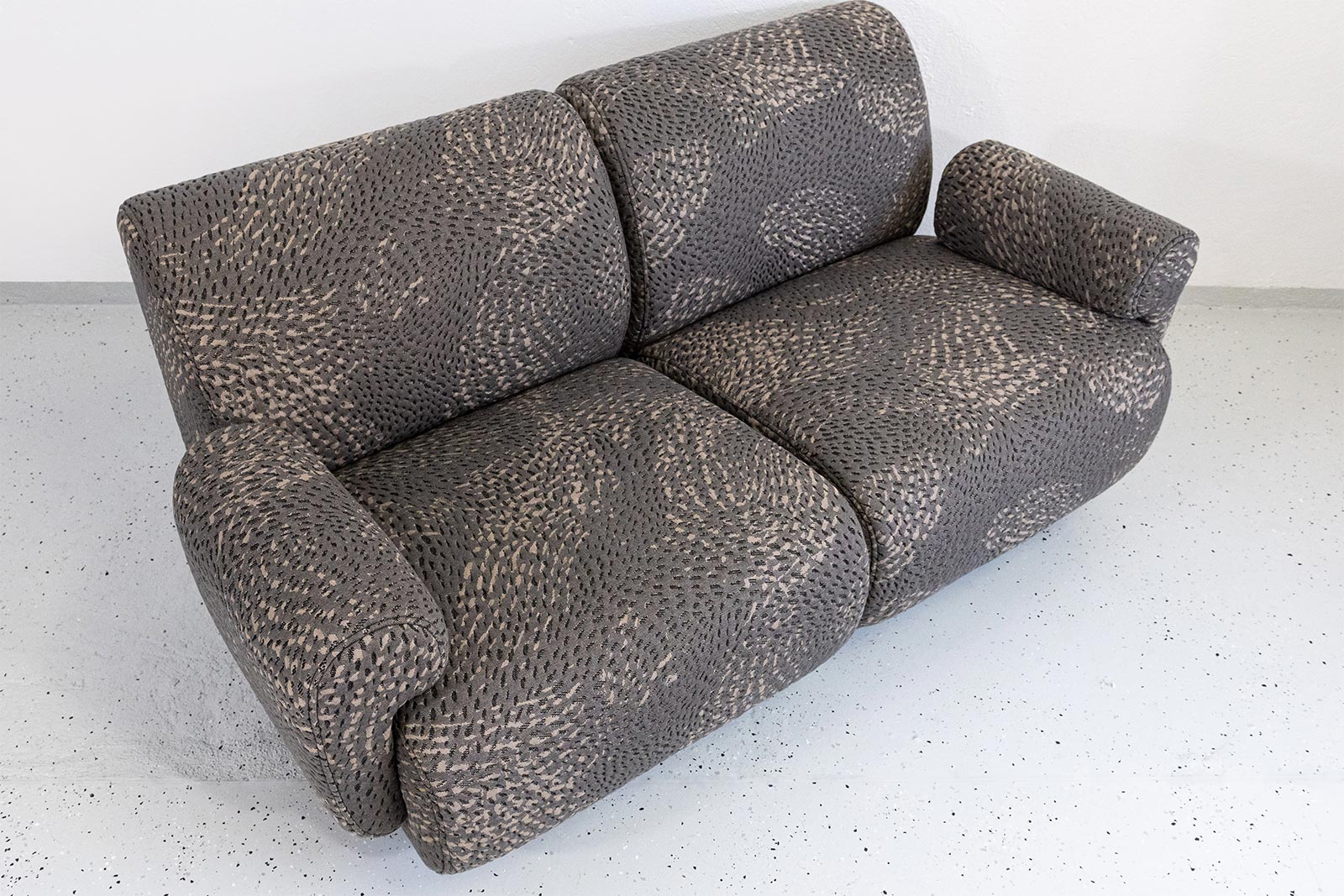Sofa modułowa vintage, proj. Eberhard Geißler, Oelsa, Niemcy, lata 70