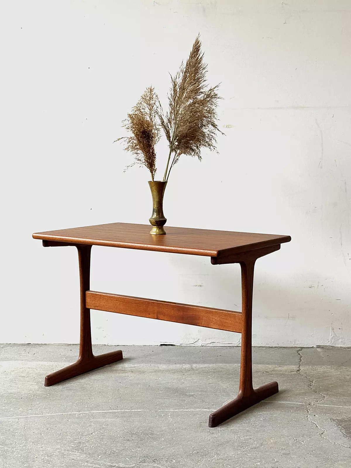Scandinavian teak side table, designed by K. Kristiansen, Denmark, 1960s