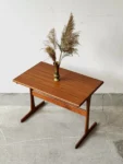 Scandinavian teak side table, designed by K. Kristiansen, Denmark, 1960s