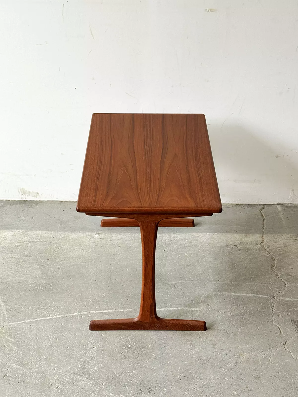 Scandinavian teak side table, designed by K. Kristiansen, Denmark, 1960s