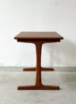 Scandinavian teak side table, designed by K. Kristiansen, Denmark, 1960s