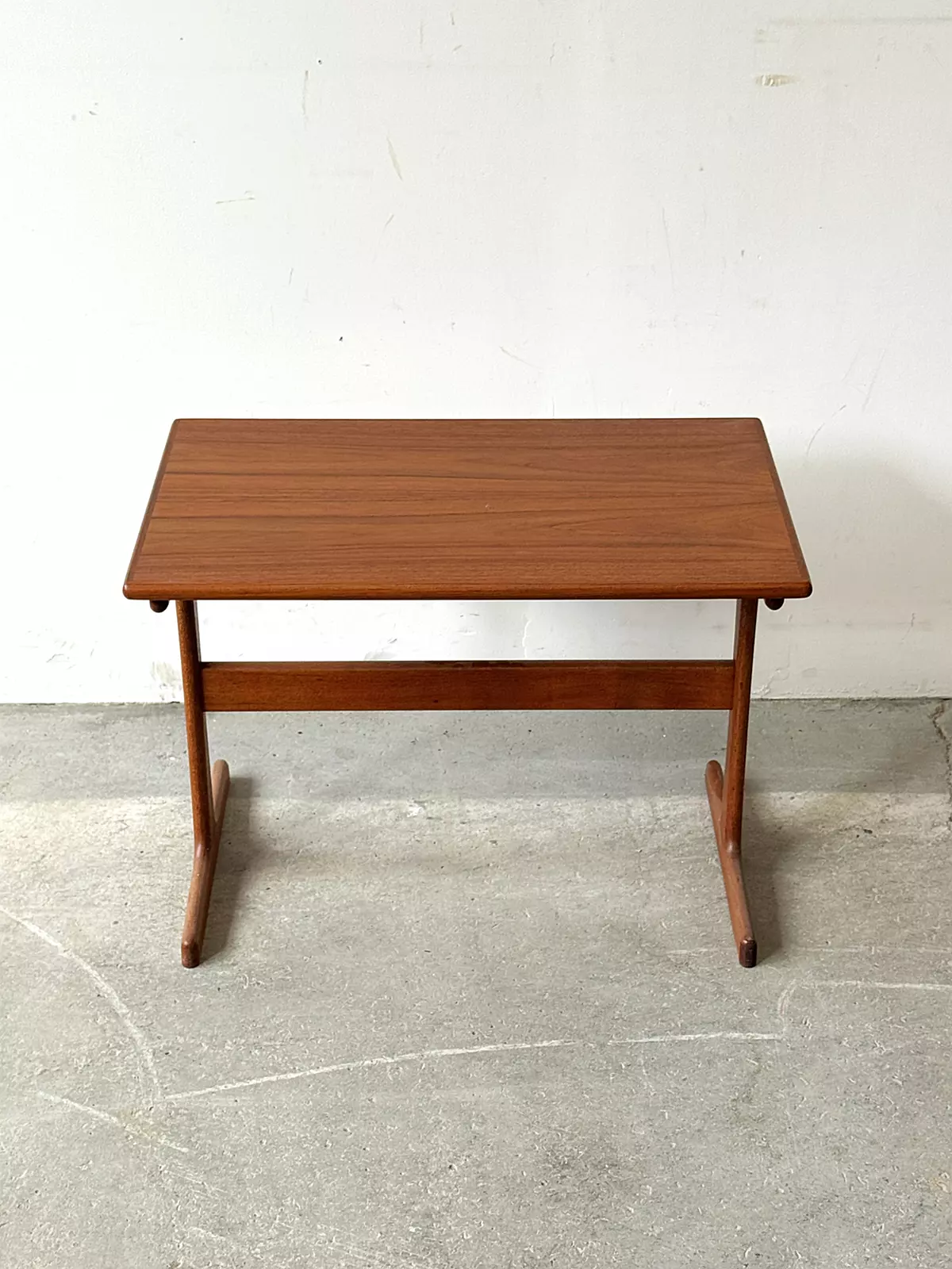 Scandinavian teak side table, designed by K. Kristiansen, Denmark, 1960s