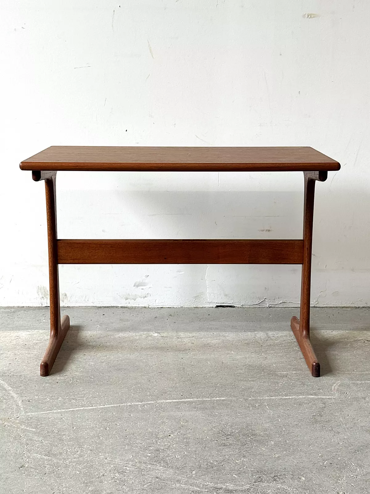 Scandinavian teak side table, designed by K. Kristiansen, Denmark, 1960s