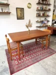 Stół rozkładany vintage, Model 54, proj. G. Omann, Dania, lata 60