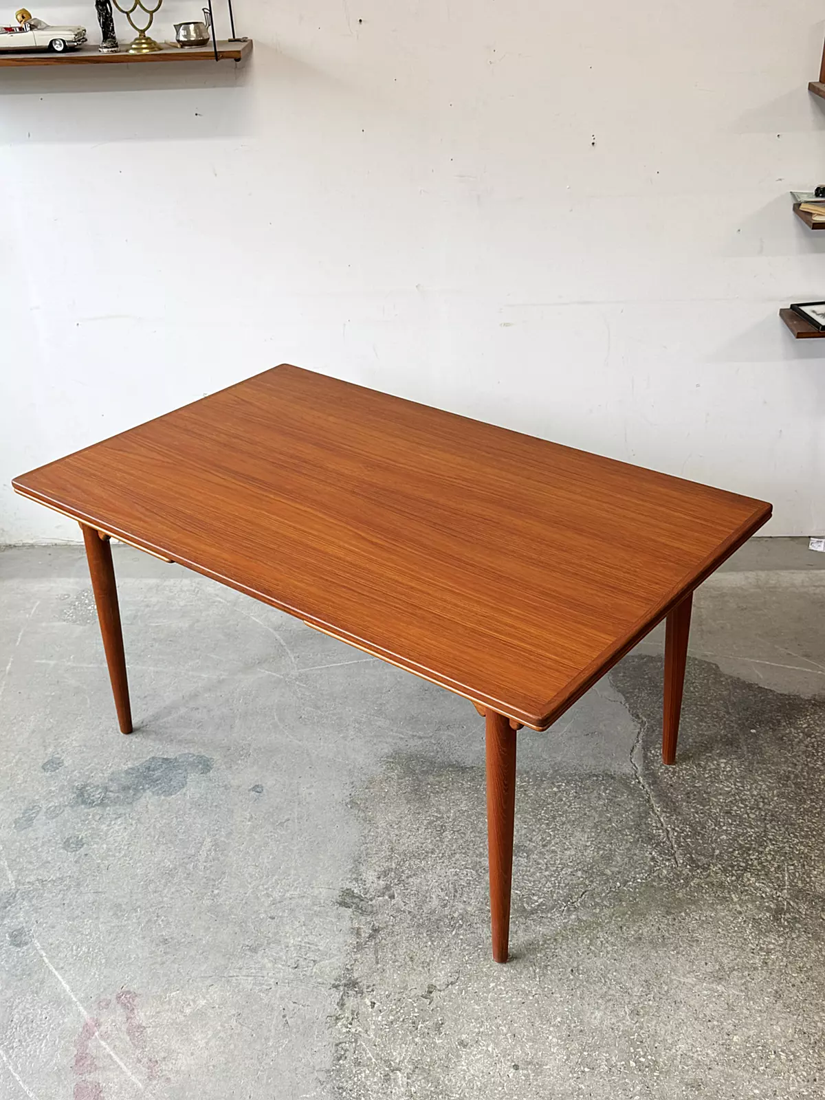 Stół rozkładany vintage, Model 54, proj. G. Omann, Dania, lata 60