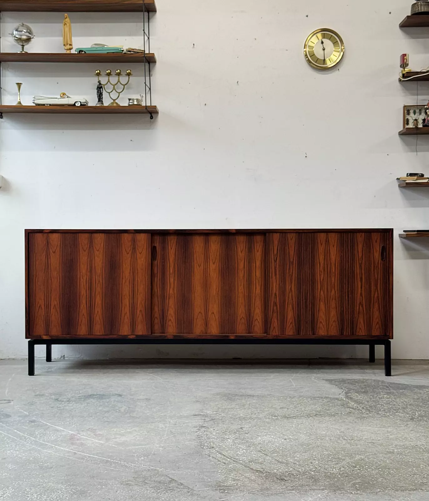 Skandynawska komoda lowboard, Dania, lata 60/70