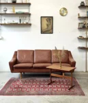 Vintage leather sofa, designed by G. Thams, Denmark, 1960s