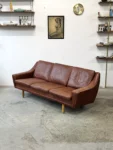 Vintage leather sofa, designed by G. Thams, Denmark, 1960s